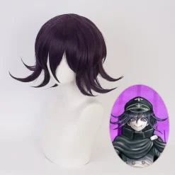 Anime Danganronpa V3 Cosplay Peruk Högtemperaturmaterial P> Peruker