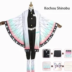 AIZHENCHEN Anime Demon Slayer: Kimetsu No Yaiba Zenitsu Giyu Tanjirou Kamado Nezuko Cosplay Kimono Uniform Cosplay Kostym för Barn och Vuxna Kochou Shinob Adult XXL | Fyndiq> Dräkter