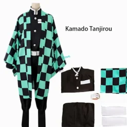 Anime Demon Slayer: Kimetsu No Yaiba Zenitsu Giyu Tanjirou Cosplay Kimono Uniform Cosplay Kostym för Barn och Vuxna Kamado Kids 150 | Fyndiq><noscript><img width=