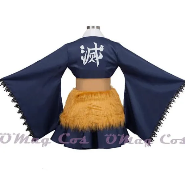 Anime Hashibira Inosuke Cosplay Halloween Kostymer för Kvinnor Kostym Klänning Lek Kläder Uniform Klänning Kostym Roll XL XL XL{AZC} XL kort peruk XL short wig | Fyndiq> Peruker
