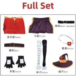 Anime Megumin Cosplay Kostym Kvinnor Magiker Klänning Outfits Megumin Cos Peruk Halloween Cos Kostymer L L A1 Cosplay Wig><noscript><img width=