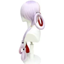 Anime One Piece Uta Cosplay Peruk Uta Röd Rosa Värmebeständigt Hår Utklädnad Halloween Peruk><noscript><img width=