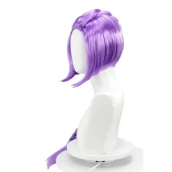 Anime Peruk Häxjakt Rumi Barnperuk Lågtemperatur Silke Lila Enkel Fläta Peruk Set><noscript><img width=