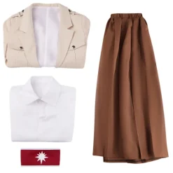 Anime Pieck Finger Cosplay Kostym Rockbyxor Slutgiltig Trench Kjol Skjorta Karneval Party Förklädnad Outfit Scenkläder Halloween Present XXL XXL Full Set | Fyndiq> Dräkter