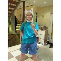 Anime Spel Cosplay Hatt Barn Söt Grön Plysch Ryggsäck Vita Kaninöron för Påskdagen Kostym Halloween Tillbehör-Bra One Size><noscript><img width=