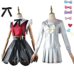 Anime Spel Needy Girl Overdose Abyss KAngel Ame Chan Cosplay Kostym JK Uniform KAnge KAnge Wig Only><noscript><img width=