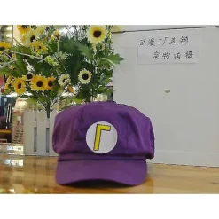 LAIQIANKUA Anime Super Hat Cap Luigi Bros Brev Printed Tecknad Baseball Dräkt För Vuxen Hattar Waluigi Wario Odyssey Cappy 3d Hat_x> Huvudbonader