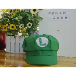 LAIQIANKUA Anime Super Hat Cap Luigi Bros Brev Printed Tecknad Baseball Dräkt För Vuxen Hattar Waluigi Wario Odyssey Cappy 3d Hat_x> Huvudbonader