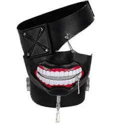 D Anime Tokyo Ghoul Mask Ken Kaneki Huvmask Halloween 3 Gummi Cosplay Rekvisita> Masker