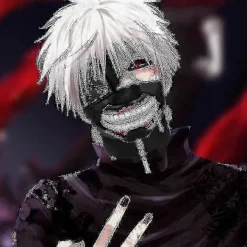 D Anime Tokyo Ghoul Mask Ken Kaneki Huvmask Halloween 3 Gummi Cosplay Rekvisita> Masker