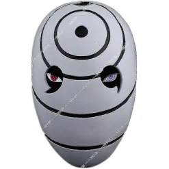 FMYSJ Anime Uchiha Obito Mask Tobi Akatsuki Ninja Cosplay Kostymer PVC Mask Halloween Tre-ögd Mask Present (FMY)> Masker
