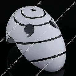 FMYSJ Anime Uchiha Obito Mask Tobi Akatsuki Ninja Cosplay Kostymer PVC Mask Halloween Tre-ögd Mask Present (FMY)><noscript><img width=