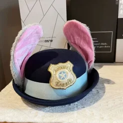 Anime Zootopia Zootropolis 2 Judy Hopps Cosplay Kaninöron Mössa Hatt Tillbehör*.><noscript><img width=
