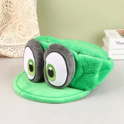 Anime-spel Mario Odyssey Plyschhatt Nyhet Grön Röd Keps för Cosplay Kostym Halloween Födelsedagspresenter [DB] Green> Huvudbonader