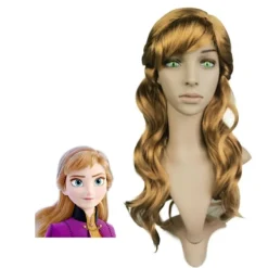 Anna Anime Peruker Cosplay Syntetiskt Hår Peruker><noscript><img width=