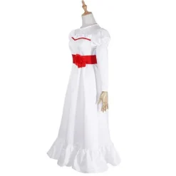 Annabel Film Cosplay Kostym för Kvinnor Barn Vuxen Halloween Kostymer och Peruk Skräck Läskig Fancy Vit Klänning Outfits A endast peruk-FF- One Size | Fyndiq> Peruker