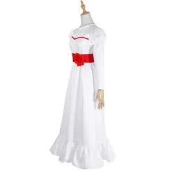 Annabel Film Cosplay Kostym för Kvinnor Barn Vuxen Halloween Kostymer och Peruk Skräck Läskig Fancy Vit Klänning Outfits A endast peruk One Size | Fyndiq> Peruker