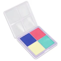 Ansikts- och kroppsfärg 4 färger Matt Ljus Stark Hållbar Vattenlöslig Sminkpigment för Cosplay Semester 40g><noscript><img width=