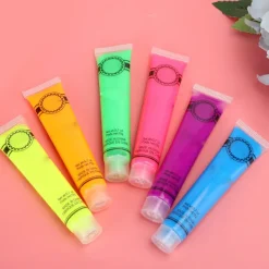 Ansikts- och kroppsmålningsglödkit Set med 24 tuber 6 färger Konstfest Fancy Cosplay Makeup><noscript><img width=