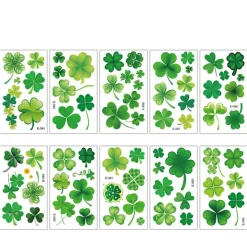 INF Ansiktsklistermärken med fyrklöver - 10-pack> Smink