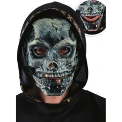 Art Ansiktsmask - Döskallemask med ledad käke> Masker