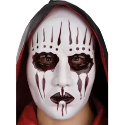 Masker Ansiktsmask - mask med Svarta detaljer i hård PVC> Masker