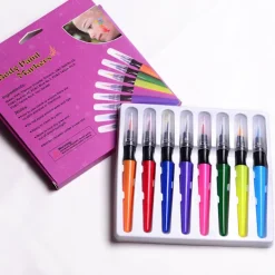 Ansiktsmålning, färgkritor 8 giftfria ansikts- och kroppskritor för d_Special Gift><noscript><img width=