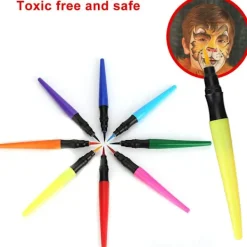 Ansiktsmålning, färgkritor 8 giftfria ansikts- och kroppskritor för d_SäRskilda GåVor><noscript><img width=