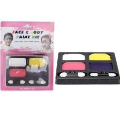 Ansiktsmålningskit 4 Färger Livsmedelsgodkänd Säker Snabbtorkande DIY Kroppsmålning 10g 0.4oz för Cosplay> Smink