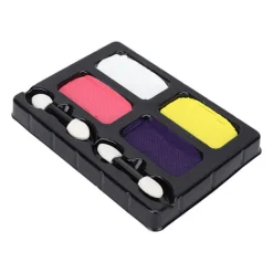 Ansiktsmålningskit 4 Färger Livsmedelsgodkänd Säker Snabbtorkande DIY Kroppsmålning 10g 0.4oz för Cosplay><noscript><img width=