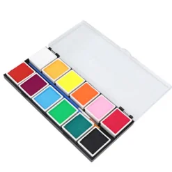 Ansiktsmålningskit 12 Färger Kosmetisk Kvalitet Snabbtorkande Lätt Att Rengöra DIY Hudmålning 120g 120ml Pasta><noscript><img width=