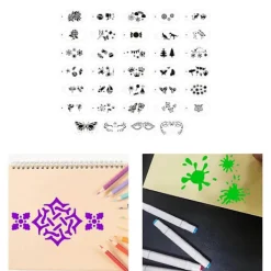 BraVärde Ansiktsmålningsschabloner, Kroppsmålningsmall Hållbar, Maskeradfestivaler-lingling}><noscript><img width=