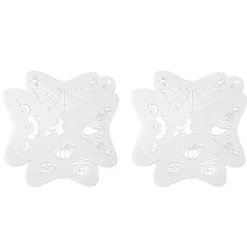 Ansiktsmålningsschabloner för Barn Ihåliga Kroppsmålningsmallar för Halloween och Högtidsmakeup 2 st> Smink