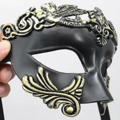 Antik Grekisk Spartansk Krigare Romersk Maskeradmask Män Venetiansk Mask Bröllopsmask Maskerad Mask Bröllopsmask Burlesk Maskeradfest><noscript><img width=