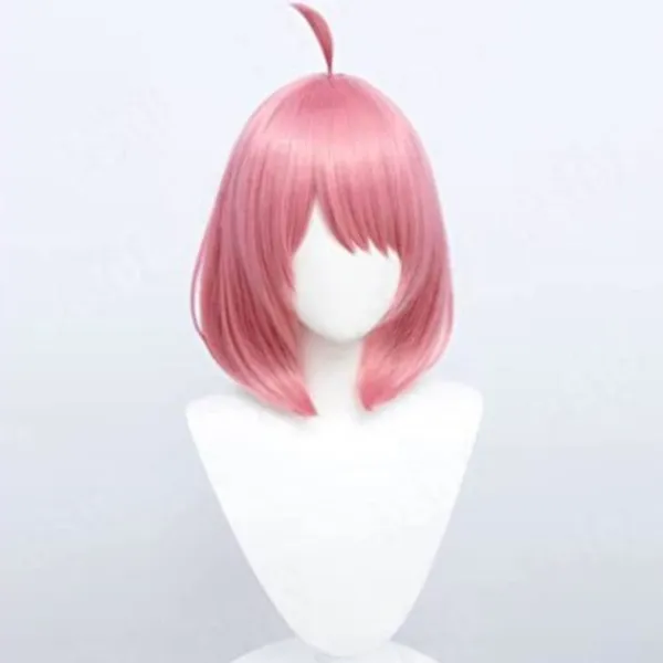 no brand Anya Forger Cosplay Peruk Anime Peruk HSIU Rosa Kort Hår zy Rosa> Peruker