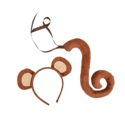 Apa Öron och Lång Svans Set Lolita Huvudbonad för Baluppträdande Karneval (FMY)><noscript><img width=