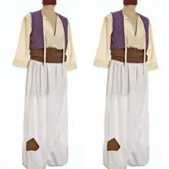 Arabisk prins Aladdin för herrkostym Halloween Cosplay XL L> Dräkter