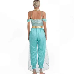 Arabisk Prinsessa Kostym för Kvinnor Bollywood Inspirerad Ädelsten Jumpsuit Magdans Outfit_Billiga Gåvor 4XL><noscript><img width=