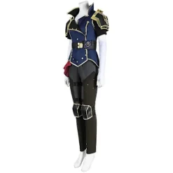 Arcane Vi Cosplay Sheriff Kläder Peruker Anime Spel LoL 2 Kostym Vuxen Kvinna Rollspel Fräck Kläder Party Maskerad Kläder PERUK PERRUK XL><noscript><img width=