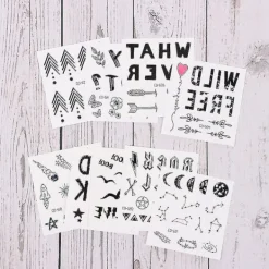 Art Temporary Tattoos Simulation Tattoos Stickers Fake Tatto Waterproof Colored> Smink