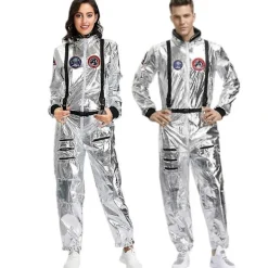 Astronaut jumpsuit karneval cosplay fest rymddräkt cosplay dam M dam-WELLNGS M> Dräkter