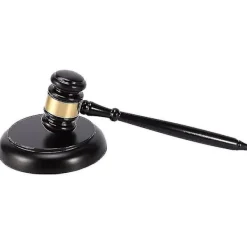 Auktionsklubba i trä med ljudblock för advokat domare auktion hantverk bra><noscript><img width=