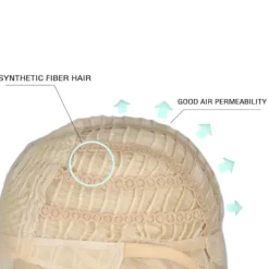 AVEKI Anime Cos peruk för Cosplay Shinomiya Kaguya Naturlig Mjuk Hög Temperatur Tråd Flickor Cosplay Klä Upp Kostym Tillbehör, Svart-48><noscript><img width=