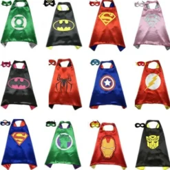 Avengers Hjältar, Avengers Masker - Kappa+Ögonmask Cosplay><noscript><img width=