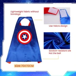 Avengers Hjältar, Avengers masker - Kappa+Ögonmask Cosplay><noscript><img width=