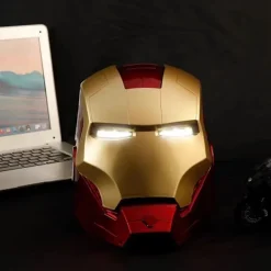 Avengers Legends Iron Man Elektronisk Hjälm Män Barn 1:1 Portabel Iron Man Hjälm Knappkontroll Deformerad Cosplay Rekvisita Gåvor【ad】> Huvudbonader