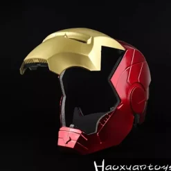 Avengers Legends Iron Man Elektronisk Hjälm Män Barn 1:1 Portabel Iron Man Hjälm Knappkontroll Deformerad Cosplay Rekvisita Gåvor><noscript><img width=
