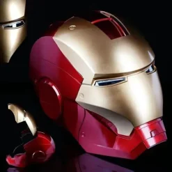 Avengers Legends Iron Man Elektronisk Hjälm Män Barn 1:1 Portabel Iron Man Hjälm Knappkontroll Deformerad Cosplay Rekvisita Gåvor> Huvudbonader