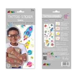 Avenir Tattoo Sticker Space> Smink