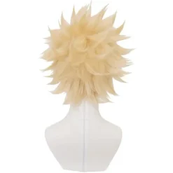 Bakugou Katsuki Peruk Blond Peruker Med Lugg Cosplay Prop Anime Kostym Rekvisita För Manga Anime My Hero Academia><noscript><img width=
